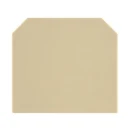 SAK Polyamide 66 End Plate 40 x 1.5 x 36mm Beige