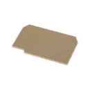 SAK Polyamide 66 End Plate 42 x 1.5 x 25mm Beige
