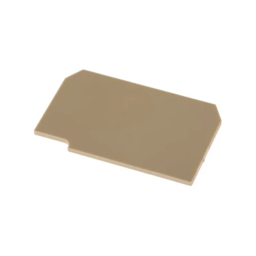 SAK Polyamide 66 End Plate 42 x 1.5 x 25mm Beige