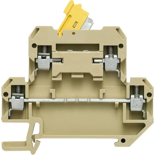 Terminal Disconnect+Module Dkt 4/35 4mm Beige Screw Connector
