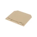 SAK Polyamide 66 End Plate 58 x 1.5 x 52mm Beige