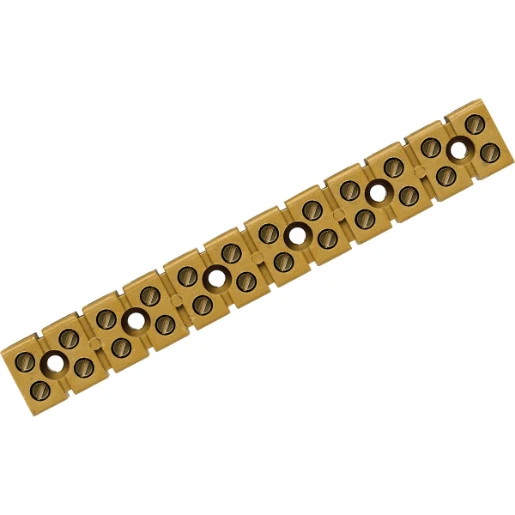 Terminal Strip Mk3/12 Multipin 2.5mm Yellow Screw Connector