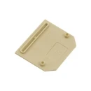 SAK Polyamide 66 End Plate 36.5 x 1.5 x 31.1mm Beige