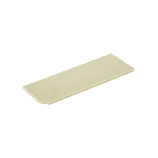SAK Polyamide 66 End Plate 52 x 1.5 x 22mm Beige
