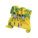 Terminal Block Screw Clamp 480A 600V 47.4 x 5.2 x 59.5mm Green/Yellow