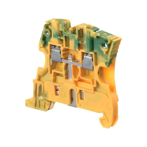 Terminal Block Screw Clamp 480A 600V 47.4 x 5.2 x 59.5mm Green/Yellow
