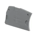 ES4 25A Disconnect Terminal Block with Orange Blade 33.7 x 2.2 x 50.9mm Dark Grey