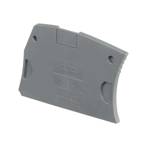 ES4 25A Disconnect Terminal Block with Orange Blade 33.7 x 2.2 x 50.9mm Dark Grey