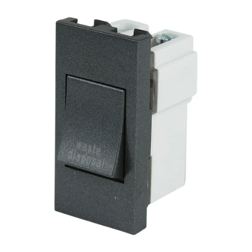 Designa 22SPU13 1 Gang 13A Switched Fused Spur Connection Unit Polished Chrome with White Insert