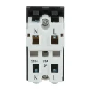 Designa 22SPU13 1 Gang 13A Switched Fused Spur Connection Unit Polished Chrome with White Insert