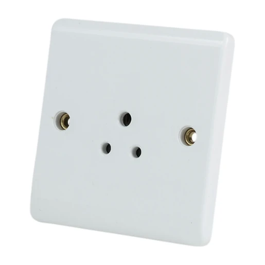 Designa 21S021UN 1 Gang 2A Unswitched Single Socket White