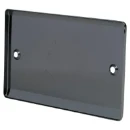 Designa 24BP2 2 Gang Blank Plate Black Nickel