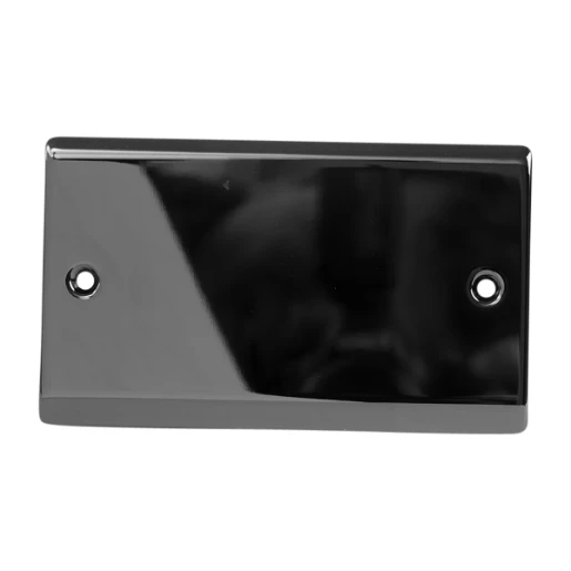 Designa 24BP2 2 Gang Blank Plate Black Nickel