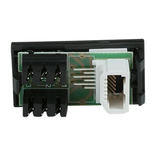 Designa 41SECTELB Modular Grid Telephone Slave Socket Black