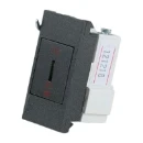 Designa 41S202KEL 2-Way 20A Emergency Lighting Test Keyswitch Black