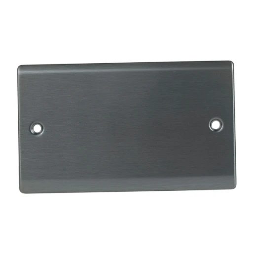 Designa 25BP2 Blank Plate 2 Gang Graphite