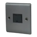 Designa 25SPU13UN Unswitched Fused Spur Connection Unit 1 Gang 13A - Graphite with Black insert