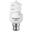 Crompton  CFL T2 Ultra Mini Spiral 11W 2700K BC-B22d