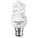 Crompton  CFL T2 Ultra Mini Spiral 11W 2700K BC-B22d
