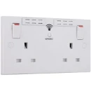 Socket Switched 2G+Wi-Fi Repeater 13A White