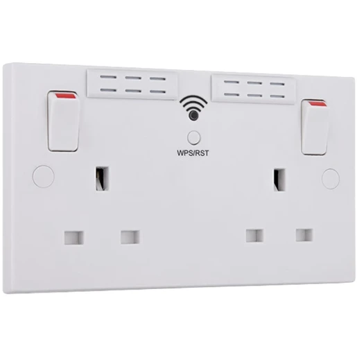 Socket Switched 2G+Wi-Fi Repeater 13A White