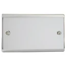 Designa 22BP2 2 Gang Blank Plate Polished Chrome