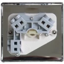 Designa 22FOP25 1 Gang 25A Flex Outlet Plate Polished Chome with White Insert