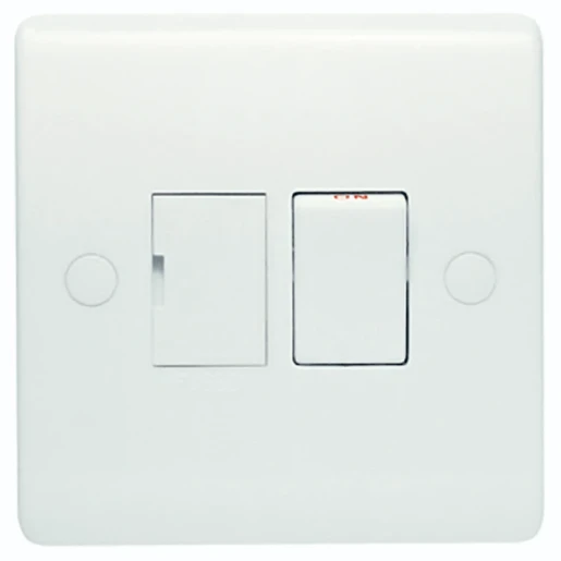 Designa 21SPU13 13A Switched Fused Spur Connection Unit White