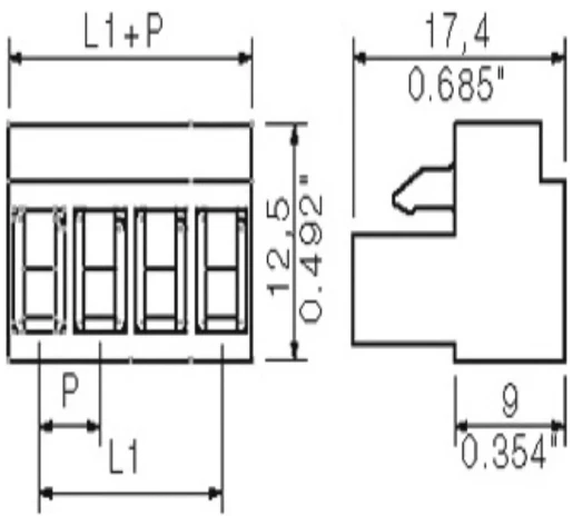 Klippon BL 5.08/8 SN OR Connector