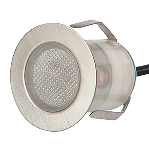 Luminaire Recessed Decking Kit LED 3000K 3 x 0.1W Stainless Steel