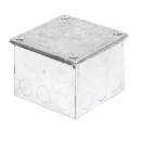 Adaptable Box Knockouts 100 x 100 x 75mm Galvanised