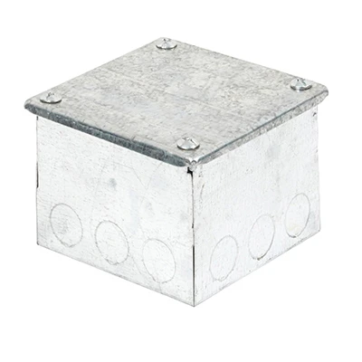 Adaptable Box Knockouts 100 x 100 x 75mm Galvanised