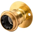 Brass Es/E27 Lampholder Batten Fix