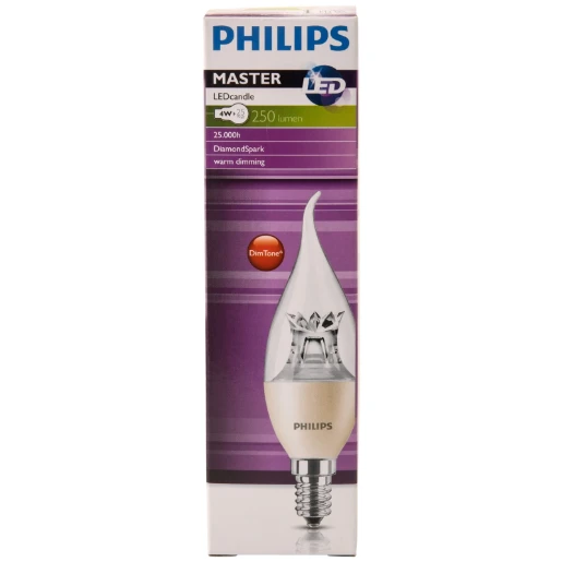 Mled3Wcandt14Fl Mas Ledcandle Dt 4W E14 Ba38 Cl
