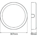 Bezel Rim Plain Matt White for Navara SF