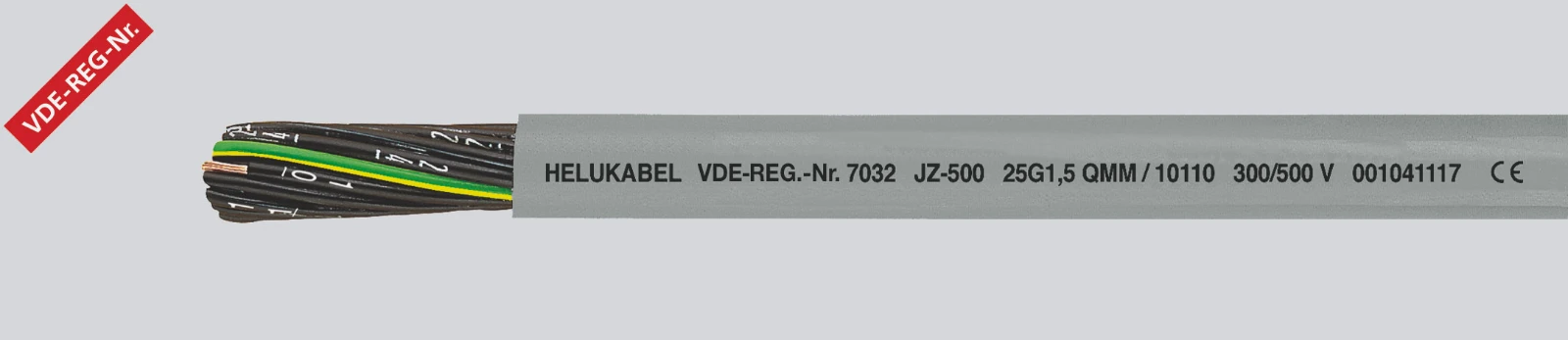 Helukabel Voedingskabel < 1 kV, voor beweegbare toepassingen JZ-500