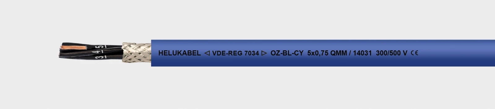 Helukabel Voedingskabel < 1 kV, voor beweegbare toepassingen OZ-BL-CY