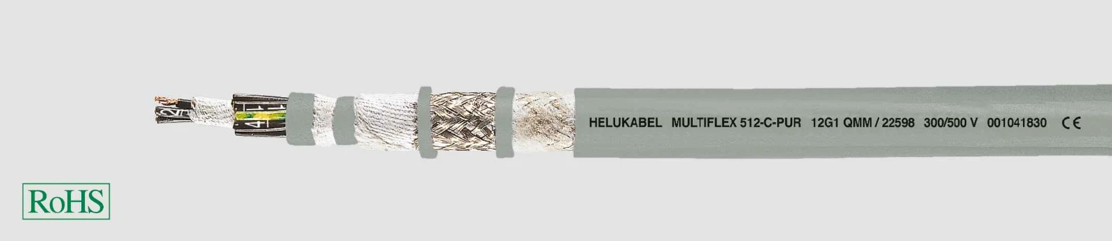 Helukabel Voedingskabel < 1 kV, voor beweegbare toepassingen MULTIFLEX 512®-C-PUR