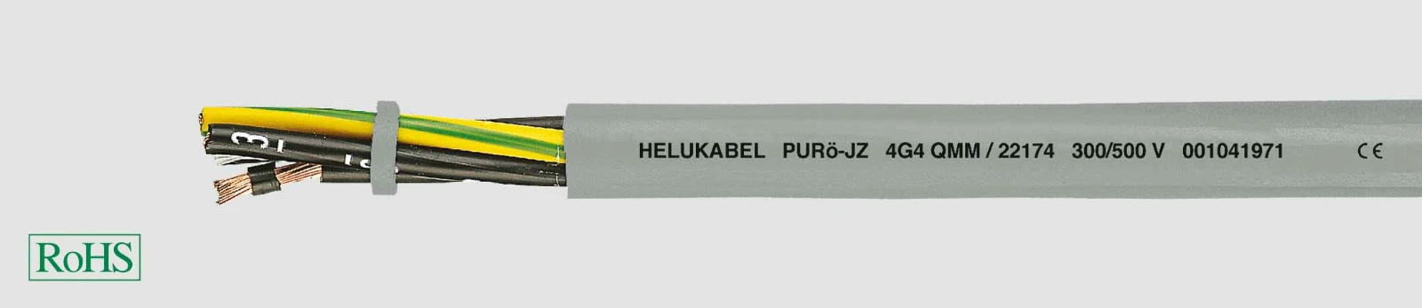 Helukabel Voedingskabel < 1 kV, voor beweegbare toepassingen PURö-JZ