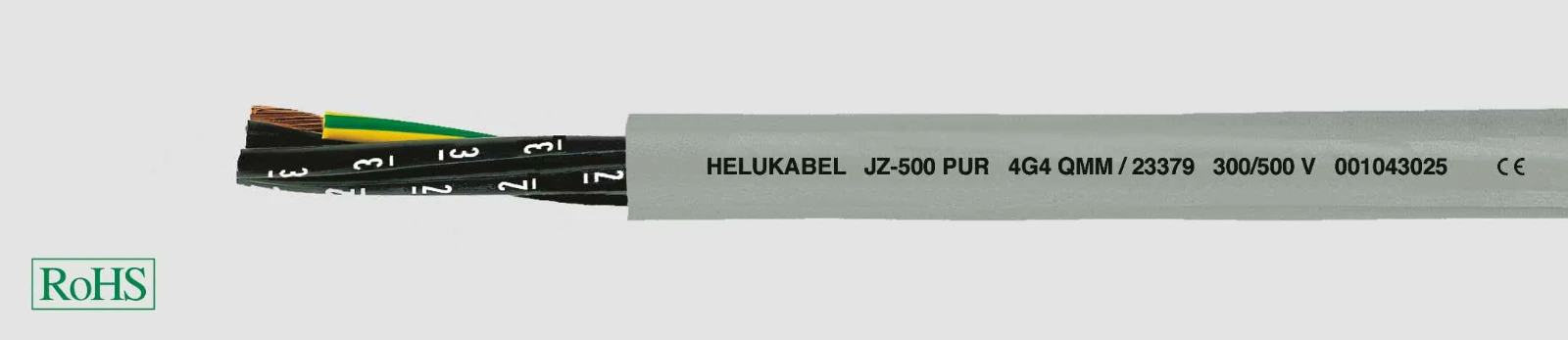 Helukabel Voedingskabel < 1 kV, voor beweegbare toepassingen JZ-500 PUR