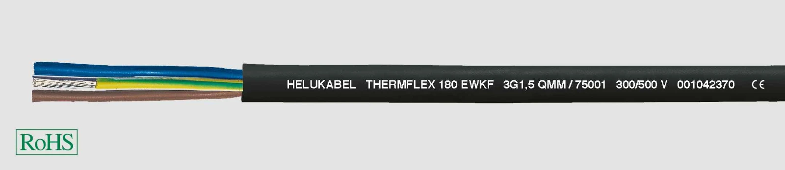 Helukabel Voedingskabel >= 1 kV, voor vaste aanleg THERMFLEX 180 EWKF