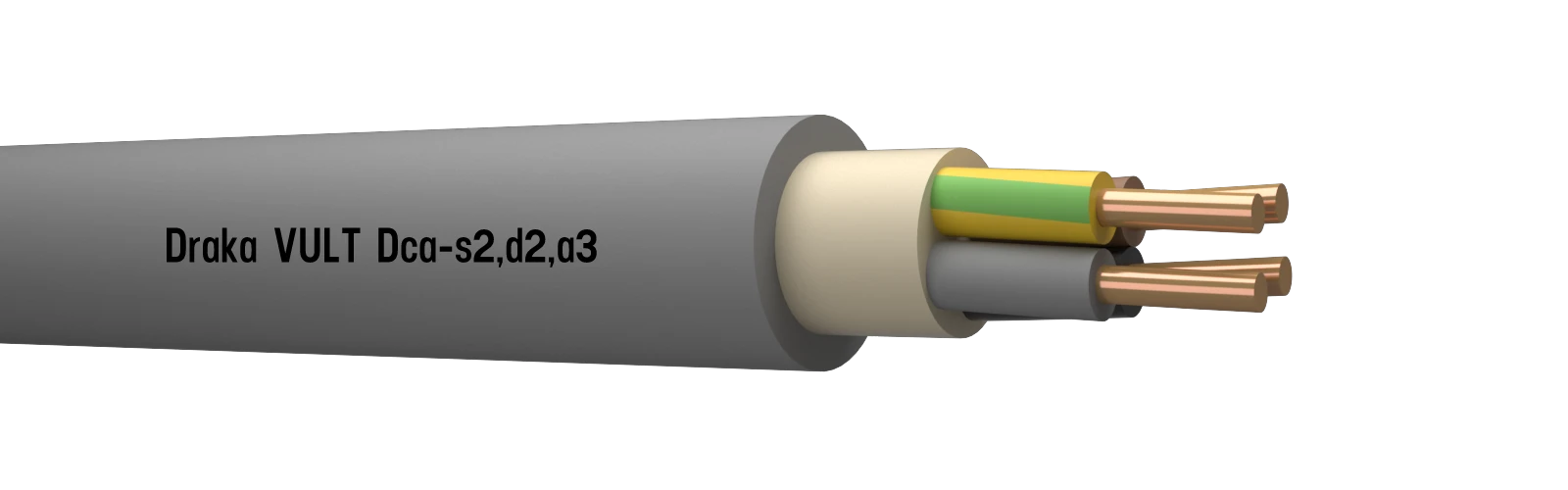 Draka Voedingskabel >= 1 kV, voor vaste aanleg VULT DCA-S2 4G6 MS