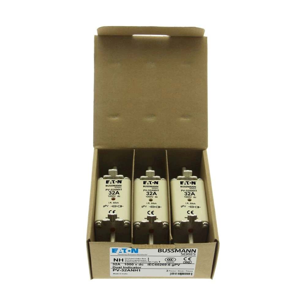 3038724 - Eaton FUSE 32A 1000V DC PV SIZE 1 DUAL IN