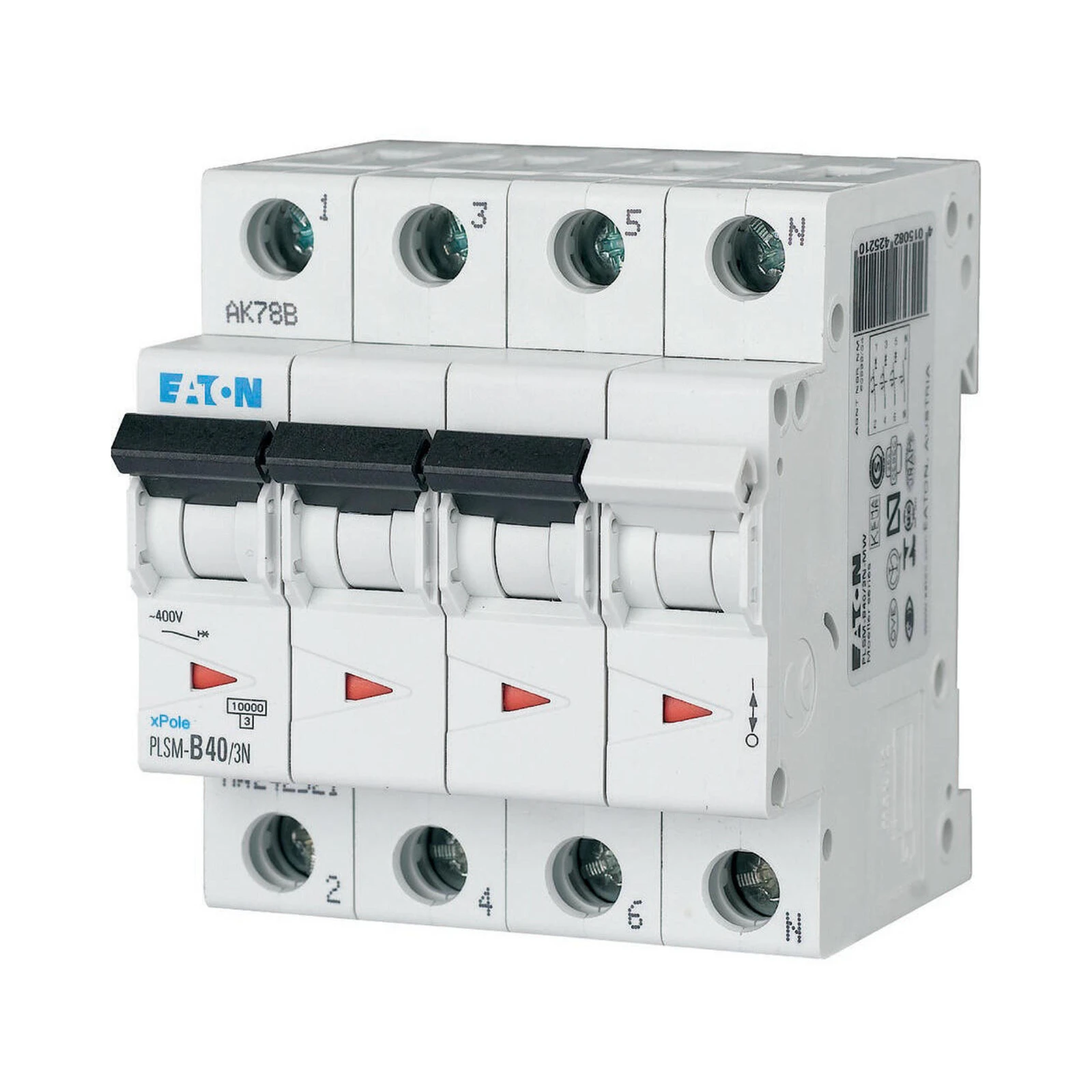 Eaton Installatieautomaat PLSM-C40/3N-MW