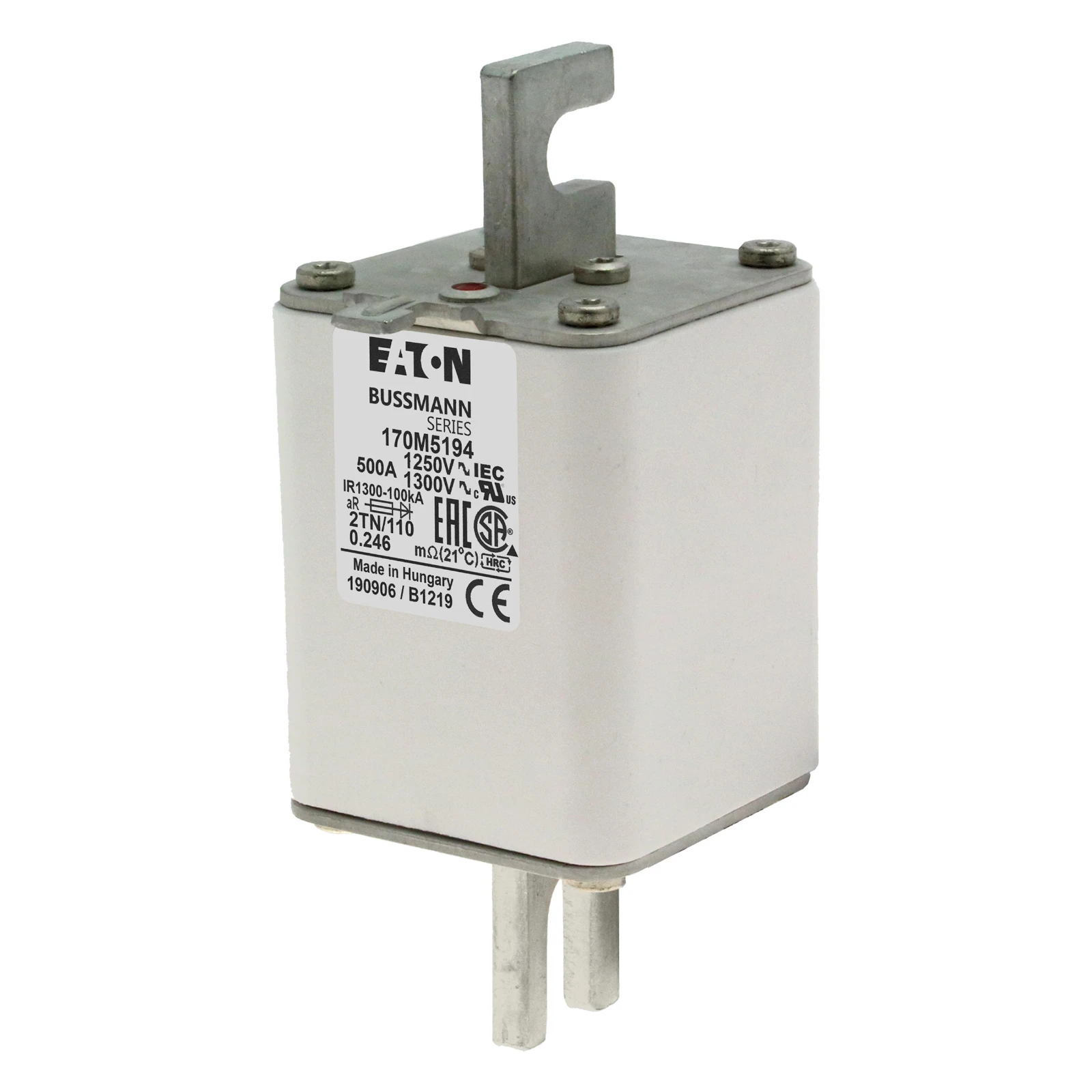 2538485 - Eaton FUSE 500A 1250V 2TN/110 AR CU