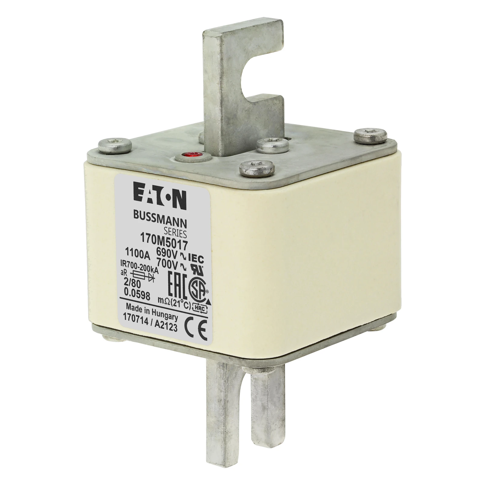 2538434 - Eaton FUSE 1100A 600V 2/80 AR UC