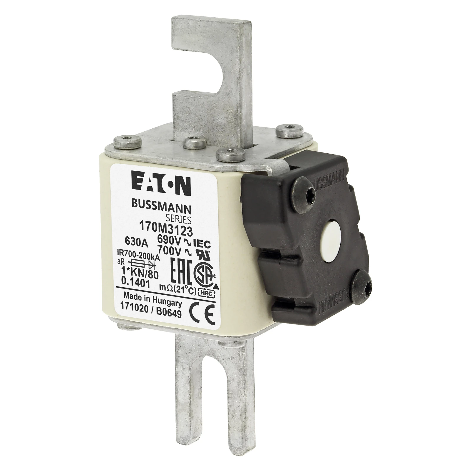 2537885 - Eaton FUSE 630A 690V 1*KN/80 AR UC