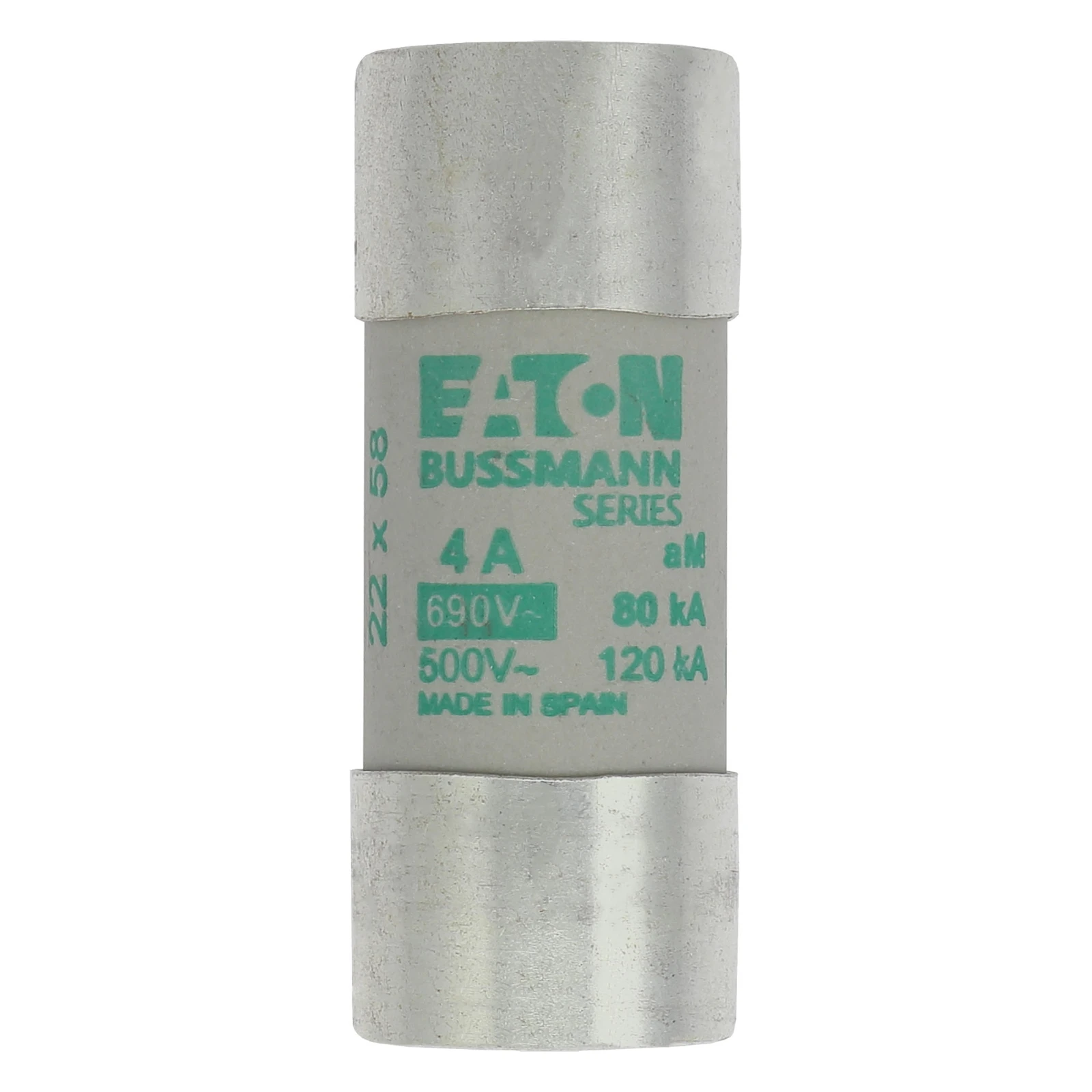 2262162 - Eaton CYLINDRICAL FUSE 22 x 58 4A AM 690V