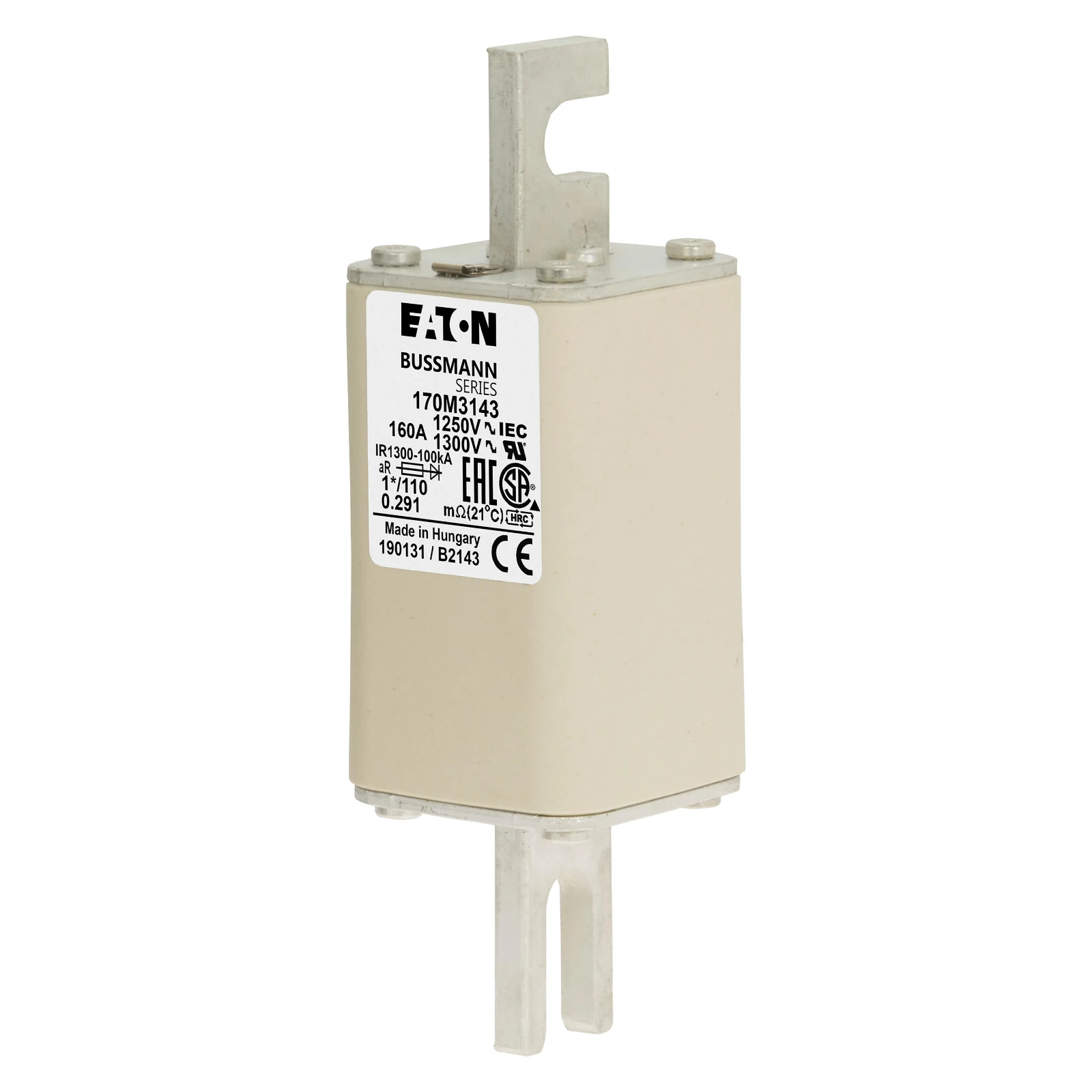 2537889 - Eaton FUSE 160A 1250V 1*/110 AR CU