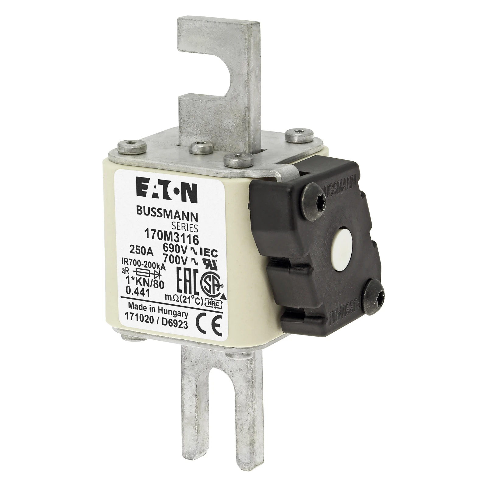 2537878 - Eaton FUSE 250A 690V 1*KN/80 AR UC